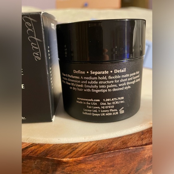ECRU New York | TEXTURE Defining Styling Paste | Unisex | $28 - NIB - Picture 6 of 10